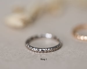 Image of SAMPLE SALE:   Faceted rings