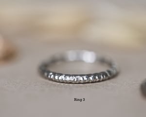 Image of SAMPLE SALE:   Faceted rings