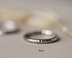 Image of SAMPLE SALE:   Faceted rings
