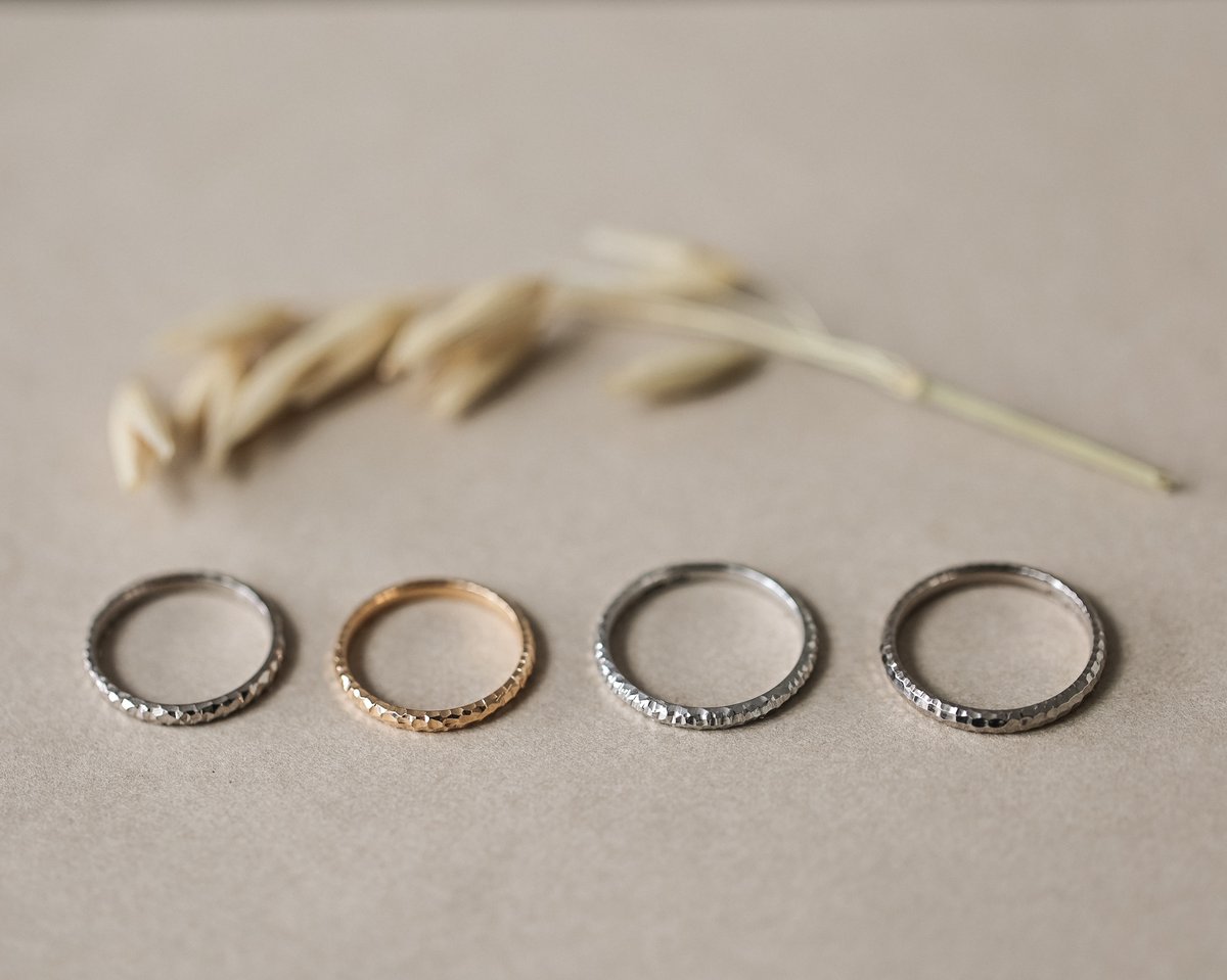 Image of SAMPLE SALE:   Faceted rings