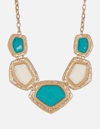 Image 1 of BANSR I- SAMANTHA CHUNKY TURQUOISE NECKLACE 