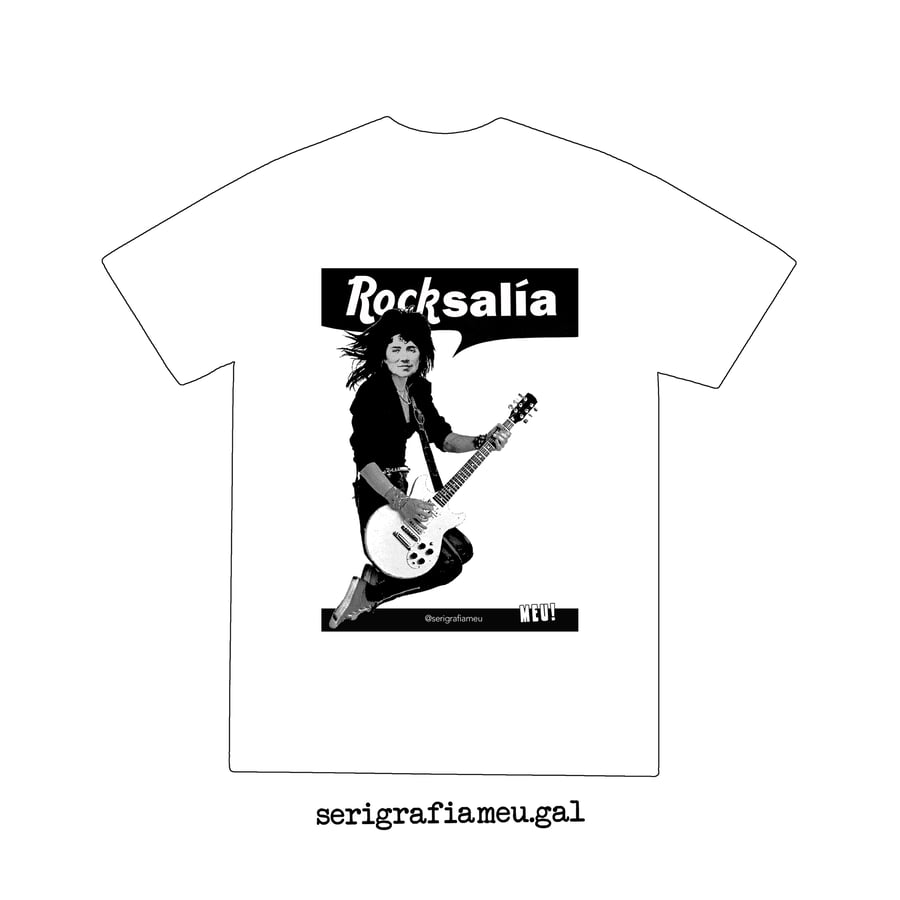 Image of Camiseta Rocksalía (cor branca)