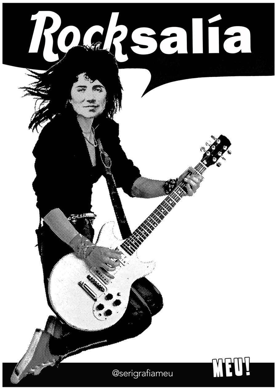 Image of Camiseta Rocksalía (cor negra)