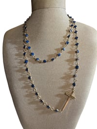 Image 1 of BANSRI- LONG NECKLACE SINGLE CRUCIFIX