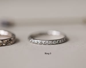Image of SAMPLE SALE:   Semi Eternity rings
