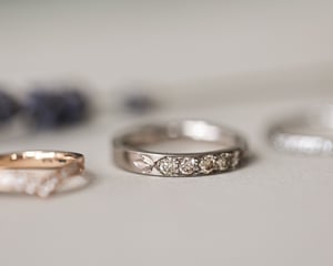 Image of SAMPLE SALE:   Semi Eternity rings
