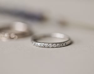 Image of SAMPLE SALE:   Semi Eternity rings