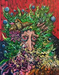 “Electric Moss in the Black Lodge” Original Painting