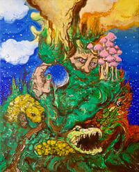 “Lapis Totem” Original Painting