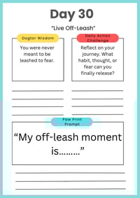 Image 5 of 30-Day Better Human Challenge Workbook (Sniff Out The Best In Yourself - One Paw At A Time)