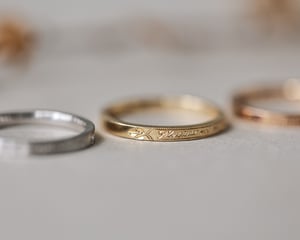 Image of SAMPLE SALE:   Latin phrase engraved rings