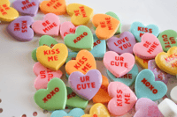 Image 2 of Conversation Heart Studs