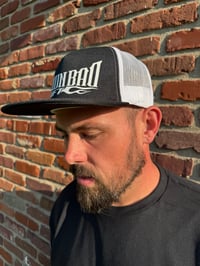 Image 3 of DBDrift White/Black Trucker Hat