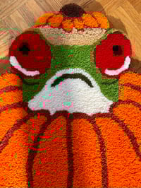 Image 4 of Pumpkin Frog Accent Rug