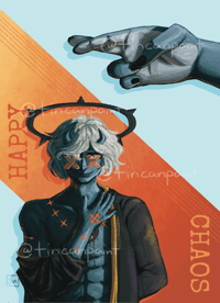 Image 1 of 5x7 Happy Chaos Print