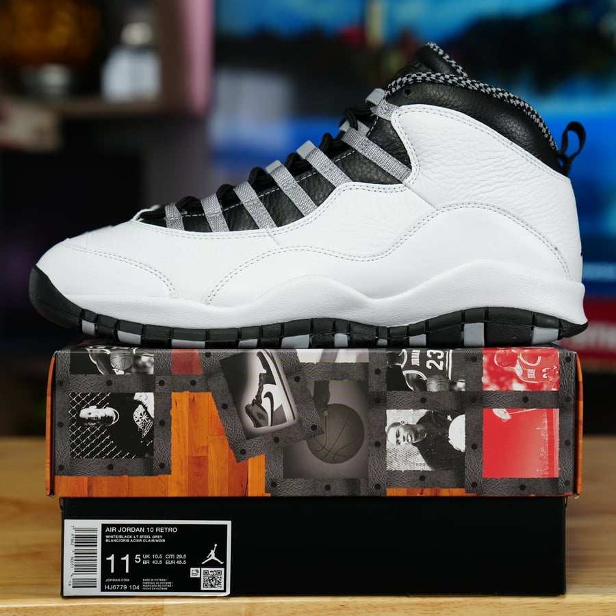 Image of Air Jordan 10 "Steel" (2025)