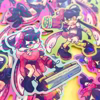 Image 2 of [ IN STOCK ] SPLATOON 2 Callie Holo Stickers