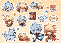 HSR Mydei + Phainon Sticker Sheet