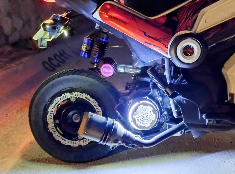 NAVi 110 Carbon LED Halo Fan Air and Cover Kit