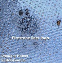 Image 22 of WWII M2 101st Airborne Helmet 501st PIR D-bale Front Seam & Firestone Paratrooper liner.