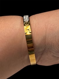 Image 2 of Bangle Stainless - Plated Gold