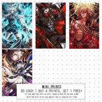 Image 2 of Honkai Starrail Mini Print Set
