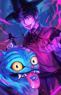 Kpop Demon Hunters Jinu Mini Print