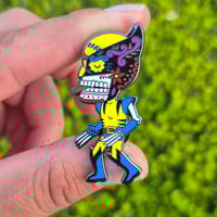 Image 1 of Wolverine Calavera Enamel Pin