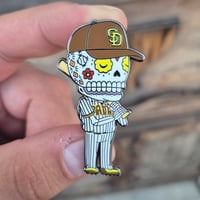 Image 1 of San Diego Calavera Enamel Pin