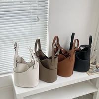 Image 1 of Bag Women's Bag New Autumn And Winter Casual Crossbody Shoulder Bag Pu Large Capacity Handbag Bucket