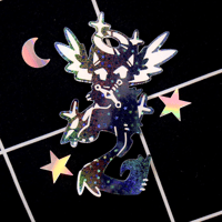 Image 2 of Angel Cat Sticker