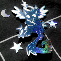 Image 1 of Angel Cat Sticker
