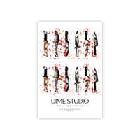 Image 5 of SLASHER HORROR KNIVES HALLOWEEN NAIL DECALS 