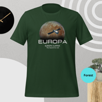 Image 4 of Europa Clipper Mission T-Shirt | Unisex Tee with Space Exploration Design