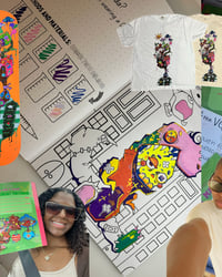 Image 3 of LIMITED COMBO: get out my head shirts + mml coloring book