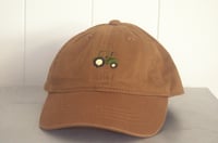 Image 2 of Children's Embroidered Cap - Tractor in Green
