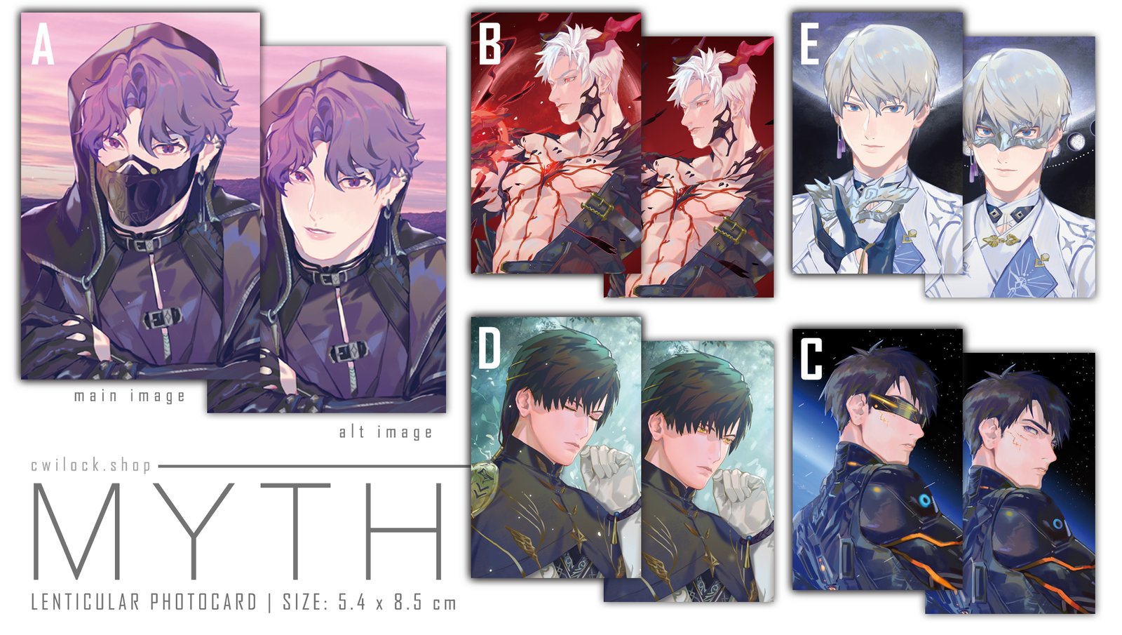 MYTH Lenticular Photo Cards | cwilock