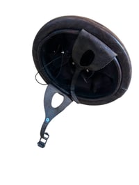 Image 3 of C. 1920/1930s leather stayer’s helmet belonging to Toto Grassin