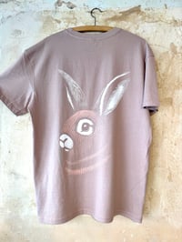 Image 1 of T-Shirt Oversized Dusty Rose – “Resistencia” – Heavy Cotton