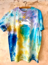 Image 1 of T-Shirt Oversized Coral Haze – “Resistencia” – Heavy Cotton – Unique & Hand-Dyed