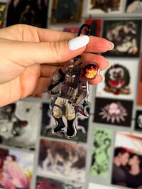 Image 2 of Ghost and König Epoxy Keychains | Call of Duty 