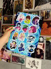 Image 1 of Large Vinyl Sticker Set | Deltarune