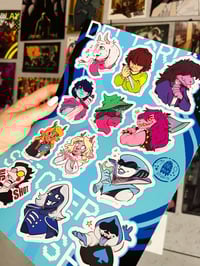 Image 2 of Large Vinyl Sticker Set | Deltarune