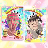 Image 1 of PREORDER: Bikini Bottom BFF Double Sided Acrylic Photocard Holder