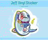 Jeff Vinyl Sticker