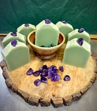 Image 2 of Soothing Nettle & Amethyst Soap (all natural)