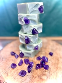 Image 4 of Soothing Nettle & Amethyst Soap (all natural)