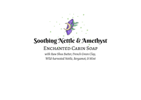 Image 6 of Soothing Nettle & Amethyst Soap (all natural)