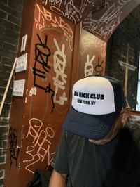 Navy Mind Tricks Trucker Hat