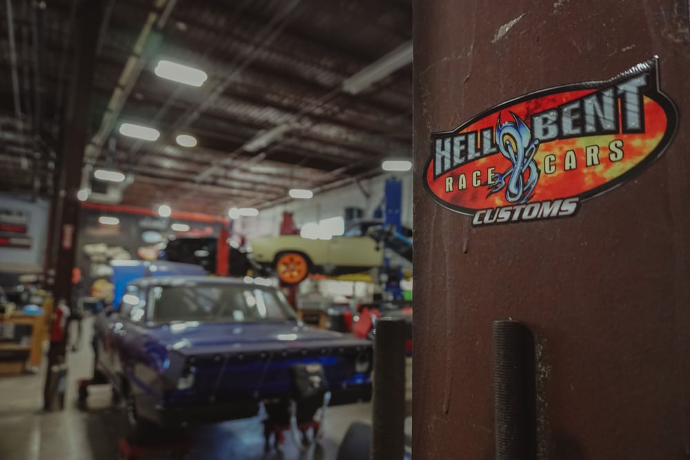 Image of Hell Bent Race Cars Decal